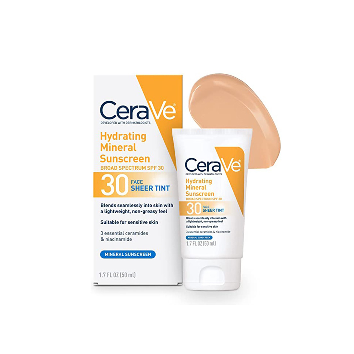 كريم Cerave Hydrating Mineral Sunscreen