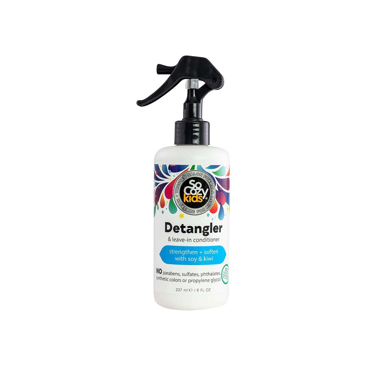 SoCozy Detangler Leave-In Conditioner Spray For Kids Hair, Mango, 8 Fl Oz